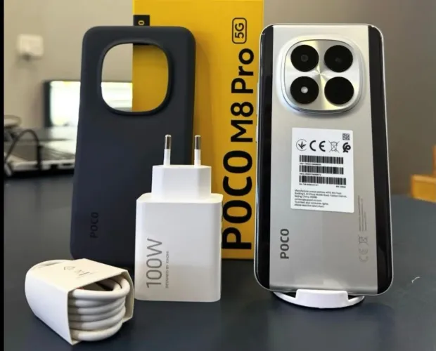 Xiaomi Poco M8 PRÓ 5G 256/8 Prata Lacrado !!!! Loja física Promoção Dia dos Pais