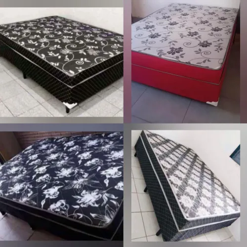 CAMAS DE FÁBRICA; Cama box conjugada casal (PASSE O CEP)