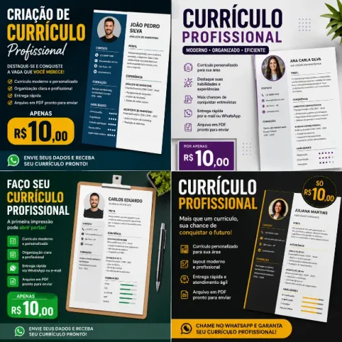 Currículo Pronto em Até 24 Horas