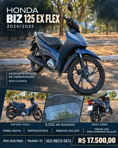 Honda Biz 125 EX/ 125 EX Flex 2025