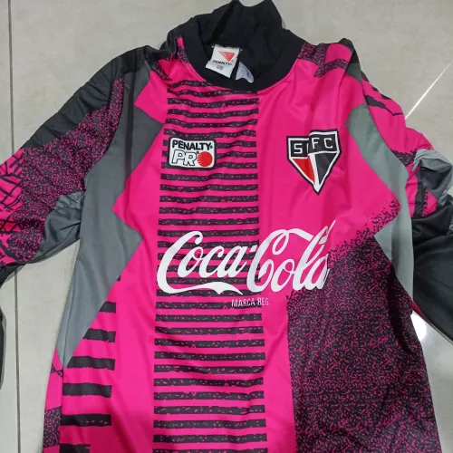 camisa do são Paulo coca cola goleiro