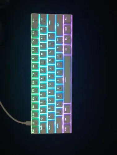 Teclado mecânico 60% rgb
