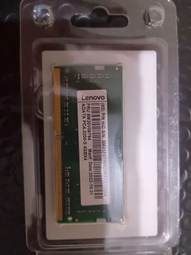 MEMÓRIA RAM LENOVO PC4-3200-S 4GB SEMINOVA