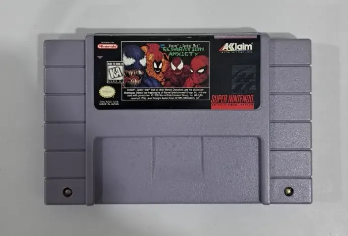 Venom Spider Man Separation Anxiety - SNES (USADO)