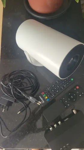 Projetor + conversor e gravador digital