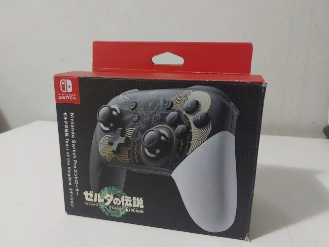 Nintendo Switch Pro Controller Edição The Legend of Zelda Tears of The Kingdom