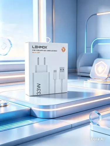 ? Carregador Turbo Lehmox 33W LE?405 - Cabo Micro?USB incluso