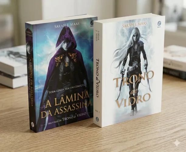 Kit Livros Trono de Vidro Vol 1 + A Lâmina da Assassina - Sarah J. Maas