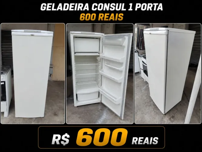 GELADEIRA CONSUL 1 PORTA FUNCIONANDO