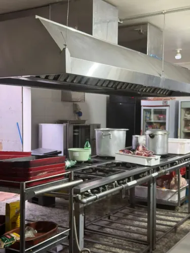 Coifa para cozinha industrial 100% inox 