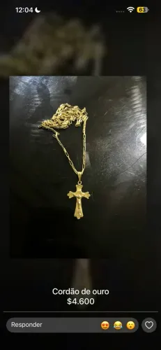 Cordão de ouro