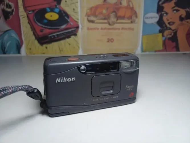 Câmera Nikon no estado