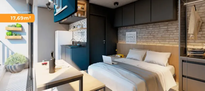 Campos Eliseos Apartamento Studio A Venda 1 Dormitório 24m² Novo Com lazer Completo
