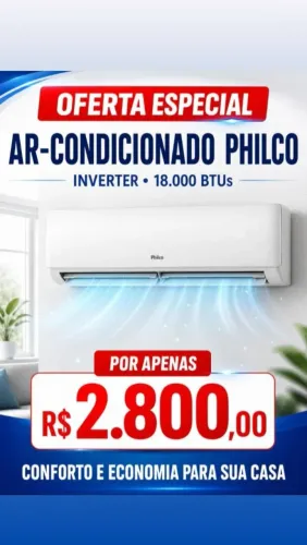 Ar condicionado Philco 30.000BTUs inverter