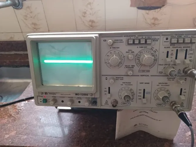 Osciloscópio Minipa MO-1250S 50MHz Analógico - Estado de Novo - Manual Original
