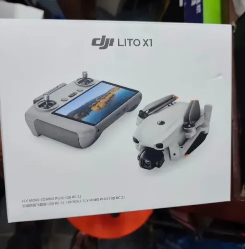 Drone Dji Lixo X1 Combo Fly More Lacrado com Nota