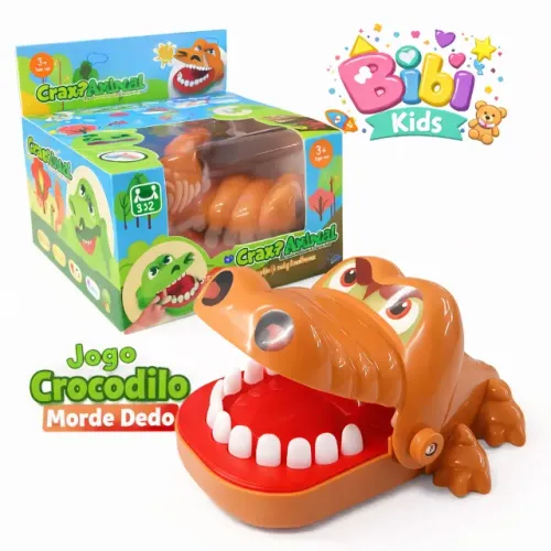 BRINQUEDO CROCODILO MORDE DEDO