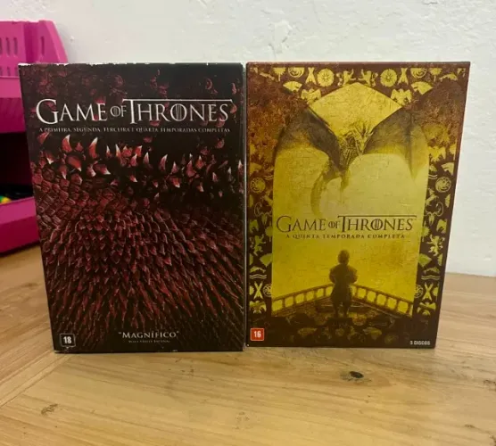 DVDS Game Of Thrones Da 1° a 5° temporada - Edição De Colecionador