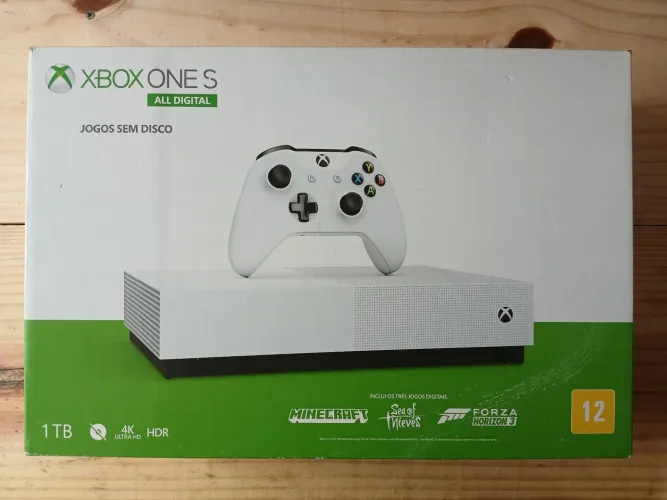 Caixa vazia Xbox One S