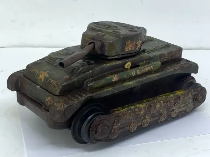 Brinquedo De Lata Antigo Tanque De Guerra M41 Nomura - MADE IN Japan