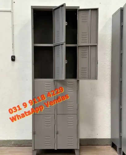 Roupeiro de Aço Escaninho 8 Portas Novo Frete Gratis Locker Armário