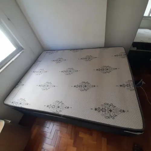 Cama box casal com colchão d33
