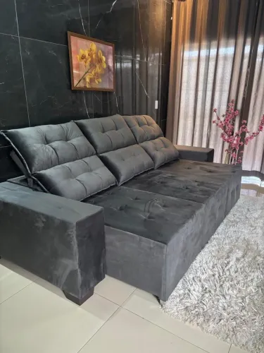Sofá retrátil, conforto