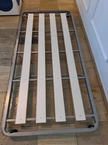 Base bicama solteiro metal galvanizado 