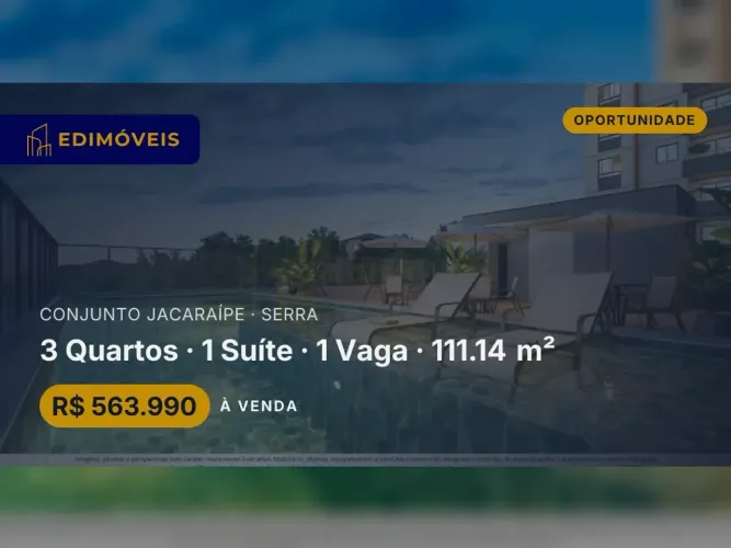 Conjunto Jacaraípe| Apartamento 3 quartos em condomínio com lazer completo
