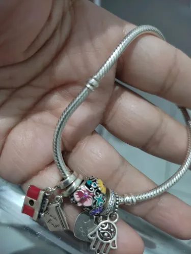 Pulseira Pandora original + berloques 