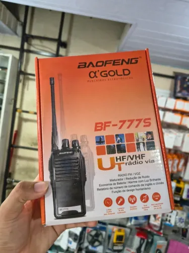 Rádio Comunicador Portátil Canal Duplo A'Gold BF-7775