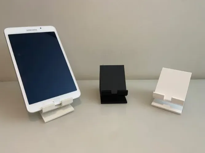 Suporte para celular e tablet inclinado