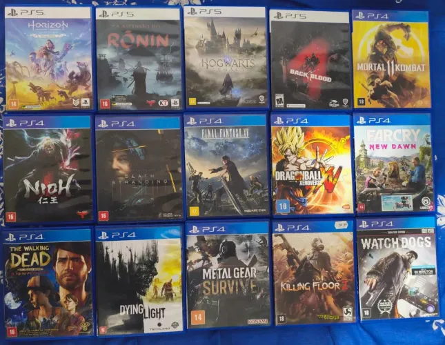 Lote jogos PS4 e PS5  - LER A DESCRIÇÃO 