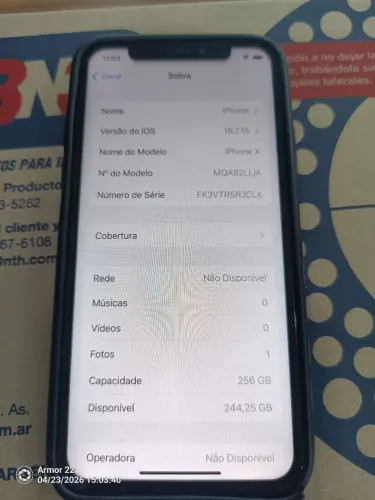 iPhone X 256 gb 