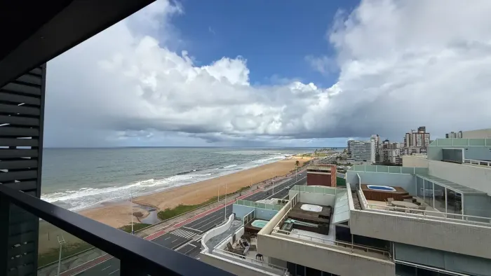 Apartamento mobiliado no Art Studio na orla de Salvador