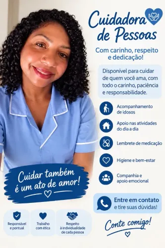Cuidadora de idosos somente em Macaé