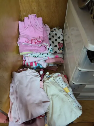 Lote bebê menina 50 peças