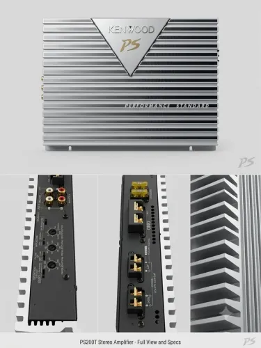 Amplificador Kenwood PS200T Performance Standard - Relíquia Impecável!