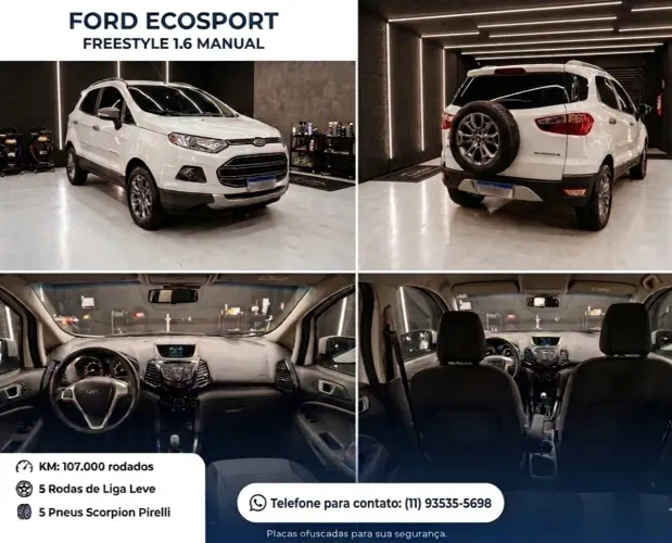 Ford Ecosport Freestyle 1.6 16V Flex 5P 2015