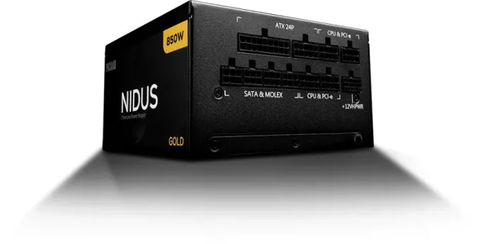 Fonte Pichau Nidus, 850W, PCIe 5.0, Full Modular, 80 Plus, Cybenetics Gold, PG-8501-BR
