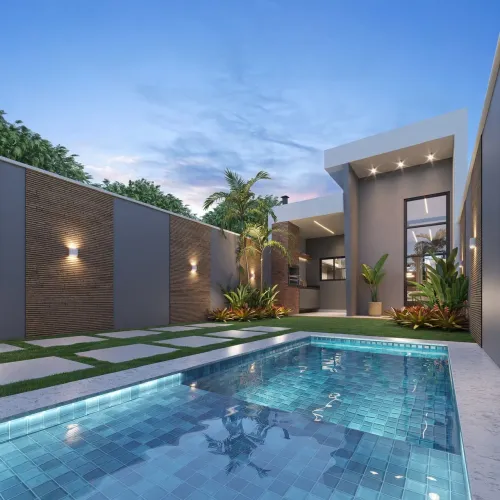 Vendo casa de 3/4 com piscina na mangabeira