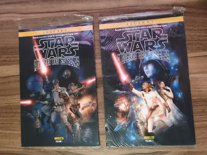 Star Wars Legends HQ A Guerra das Estrelas Lote 2 volumes lacrados