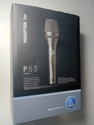Microfone Profissional AKG Original P5S + Cabo Santo ângelo - Novo na Caixa!