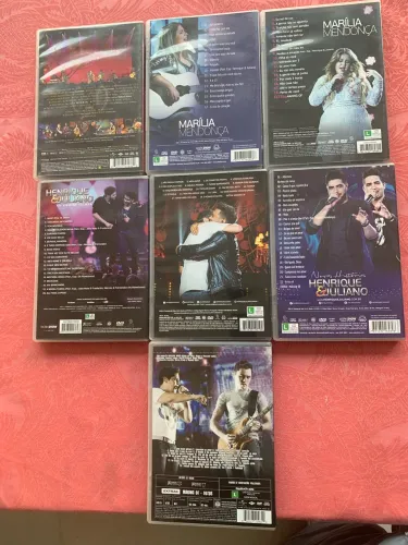 DVD VÍDEO 7 Originais Marília Mendonça Jorge&Mateus Henrique e Juliano Paula Mendonça