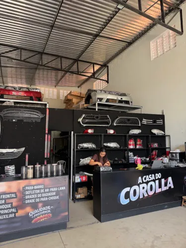 Para choque pintado para corolla 09/11 12/14 15/17 18/19