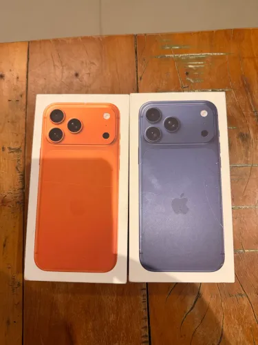 iPhone 17 pro max 256 gb, lacrado, azul ou laranja