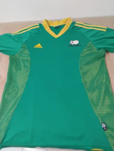 Camisa seleção africa do sul 2002 copa do Japão relíquia conservada da época 