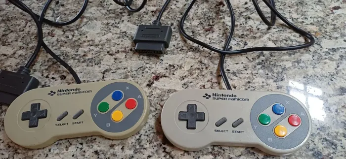 2 Controles Super Famicom