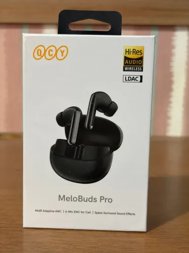Fone QCY MeloBuds Pro HT08 ANC Bluetooth 5.3 Novo Lacrado