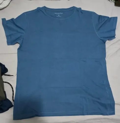Camiseta marfino azul
